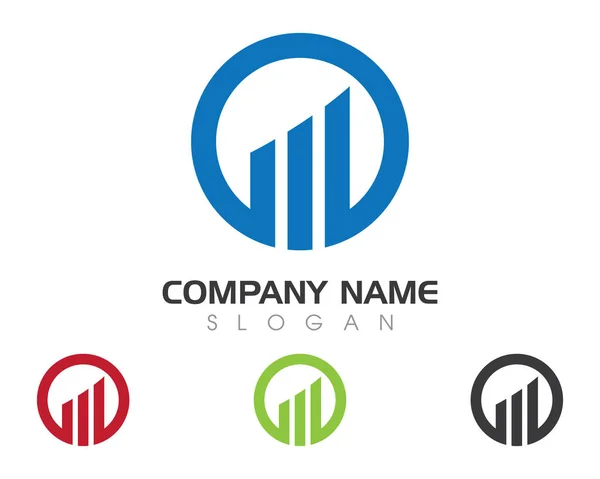 Logo du financement des entreprises — Image vectorielle