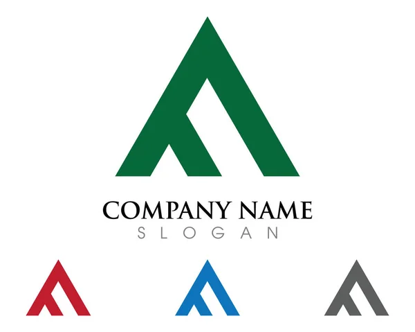 Um modelo de logotipo de carta —  Vetores de Stock
