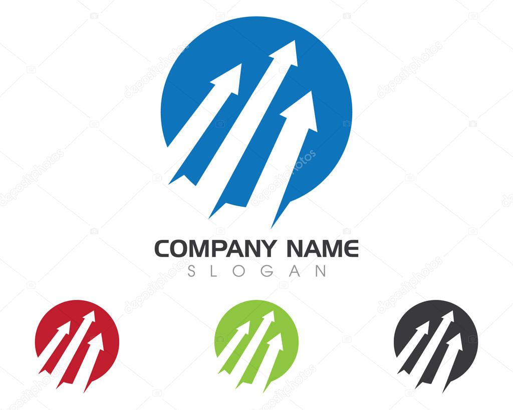 Arrows Logo Template vector icon