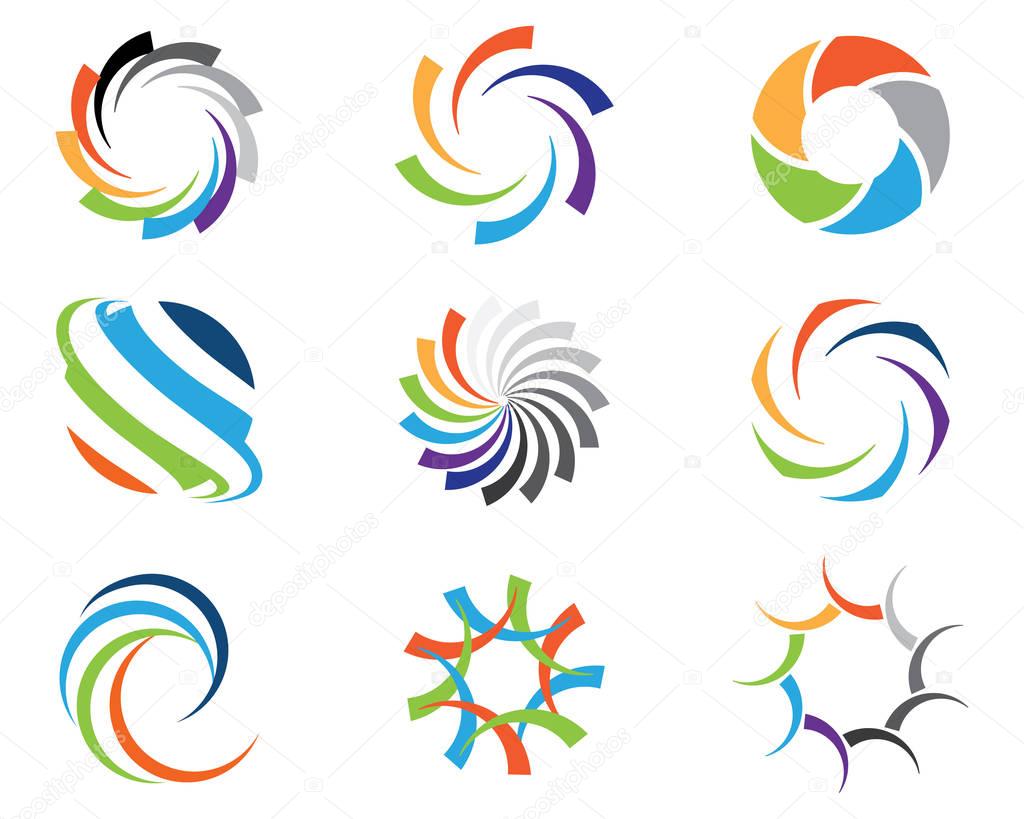 Adoption and community care Logo template vector icon