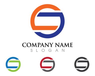 S Harfi Logo şablonu