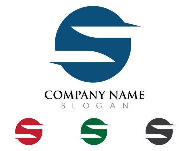 S Harfi Logo şablonu