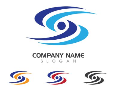 S Harfi Logo şablonu