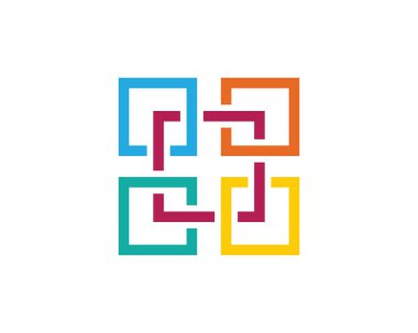 İş kurumsal logo tasarım şablonu
