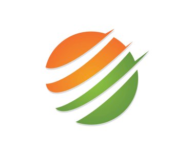 İş finans logo şablonu