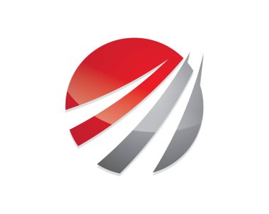 İş finans logo şablonu