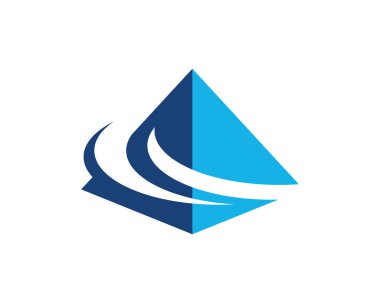 Piramit logo şablonu