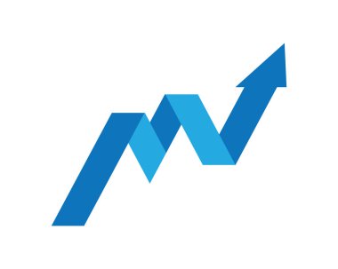 M harfi logo şablonu