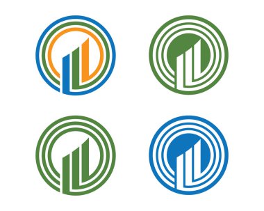 İş finansmanı profesyonel logo şablonu