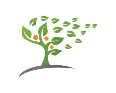 Aile ağacı logo tasarım şablonu