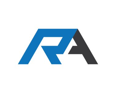 R mektup Logo şablonu