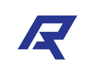 R mektup Logo şablonu