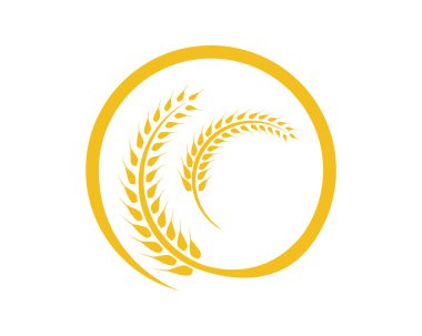 buğday logo şablonu