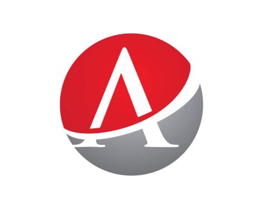 Bir harf logo şablonu