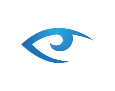 Göz Bakımı vektör logosu tasarımı