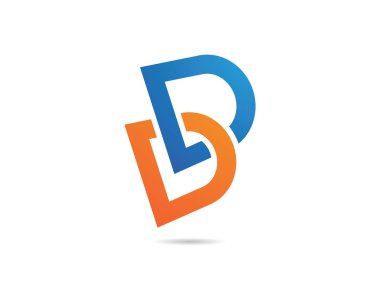 D harfi logo şablonu