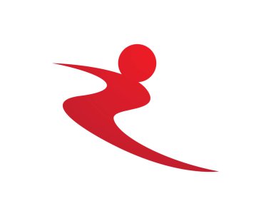 Eğlenceli insanlar sağlıklı vektör simgesi