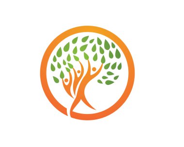 Aile ağacı sembol simge logosu