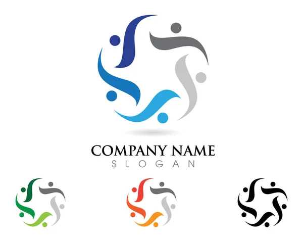 Logotipo comunitário —  Vetores de Stock