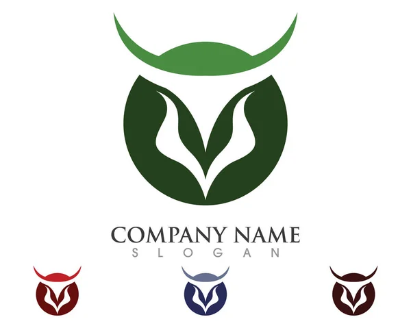 Plantilla Logo Taurus — Vector de stock