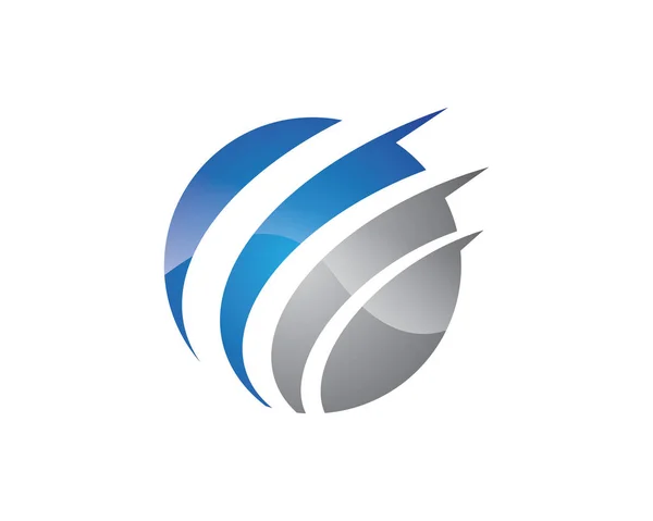 Modèle de logo de financement des entreprises — Image vectorielle