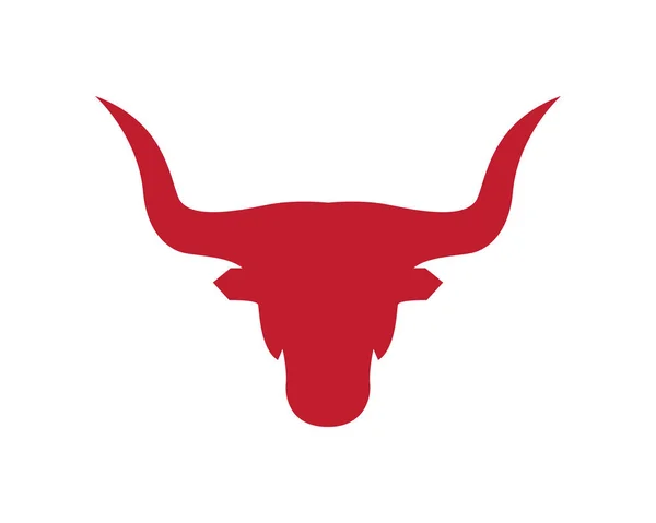 Red Bull Taurus modello di logo — Vettoriale Stock