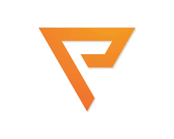 P Letter Logo Template — Stock Vector