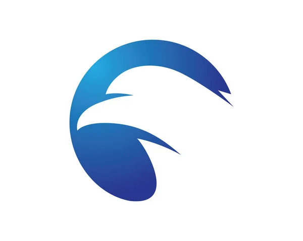 Шаблон Falcon Logo — стоковый вектор