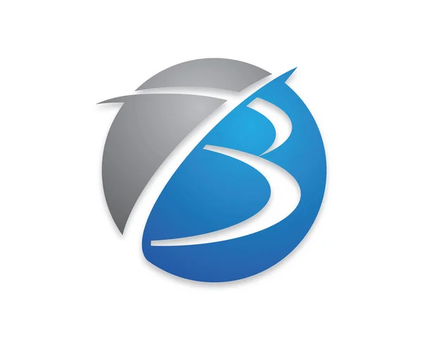 Modelo do logotipo da letra B —  Vetores de Stock