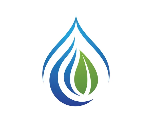 Plantilla de logotipo de hoja de árbol ecológico — Vector de stock