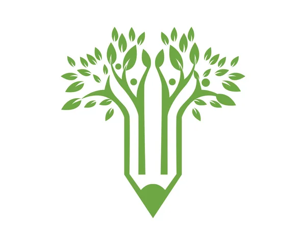 Plantilla de logotipo de educación — Vector de stock