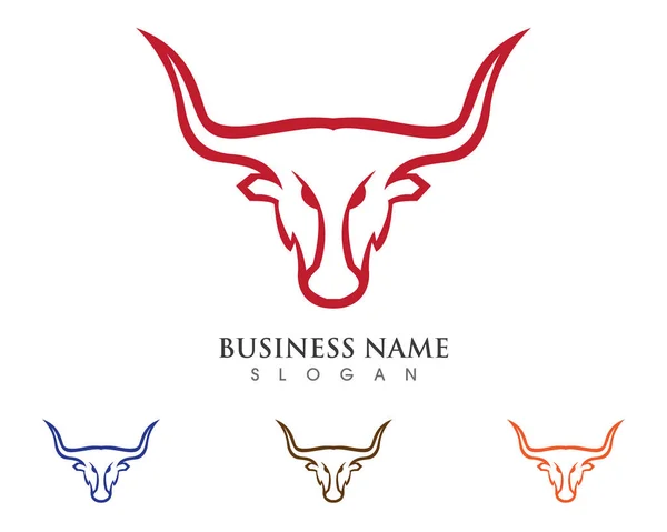 Taurus Logo Template — Stock Vector