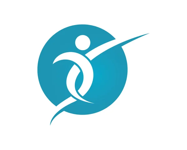 Szablon Logo kondycji — Wektor stockowy