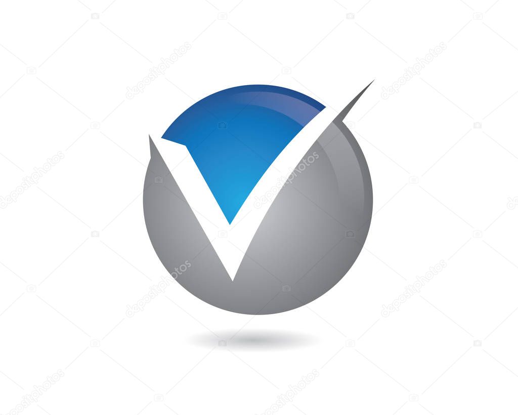 V Letter Logo Business Template Vector icon