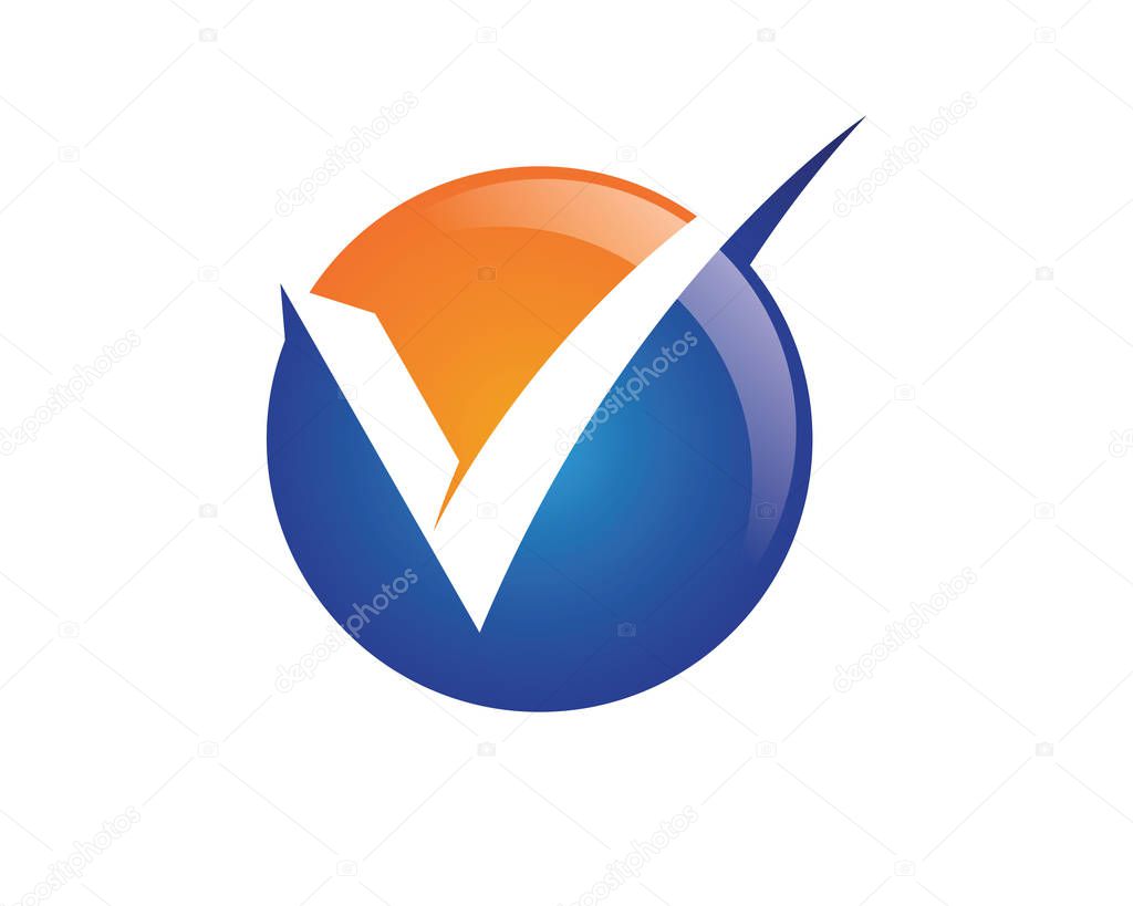 V Letter Logo Business Template Vector icon