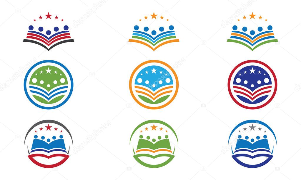 Education Logo Template vector illustration design