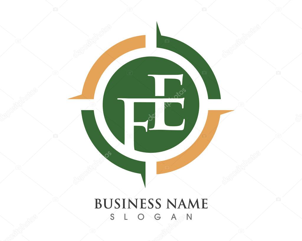 Compass Logo Template vector icon illustration design