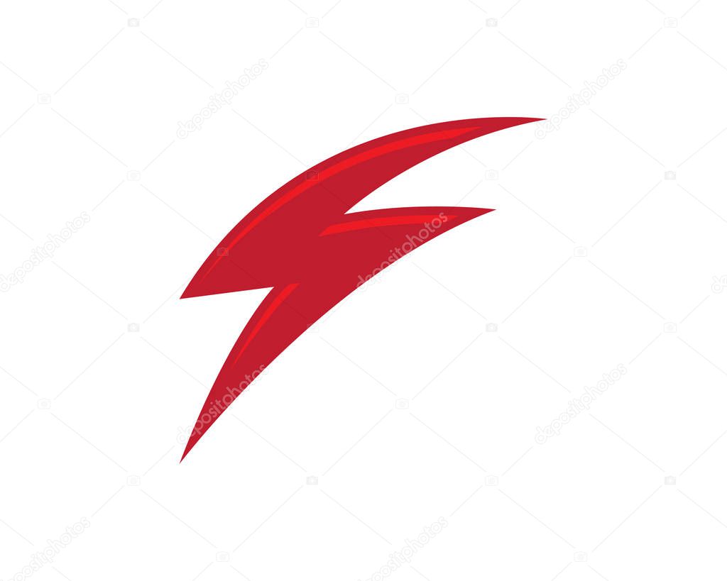Lightning Logo Template vector icon