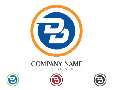 D harfi iş Kurumsal Logo şablonu