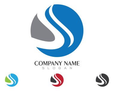 S Harfi Logo şablonu
