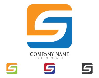 S Harfi Logo şablonu