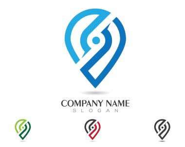 S Harfi Logo şablonu