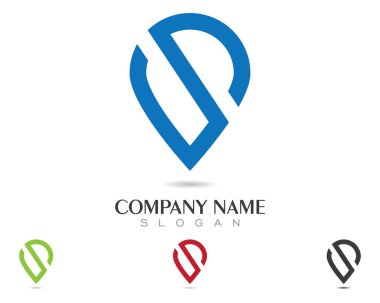 S Harfi Logo şablonu