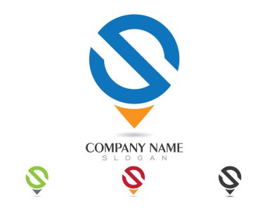 S Harfi Logo şablonu