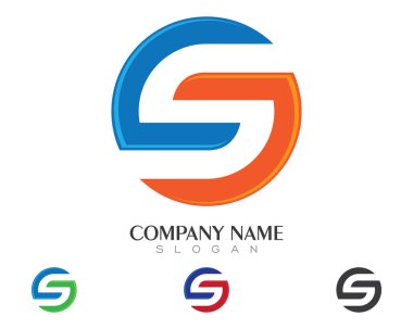 S Harfi Logo şablonu