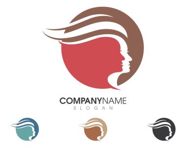 Güzellik kadın Logo şablonu