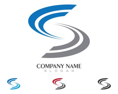 S Harfi Logo şablonu