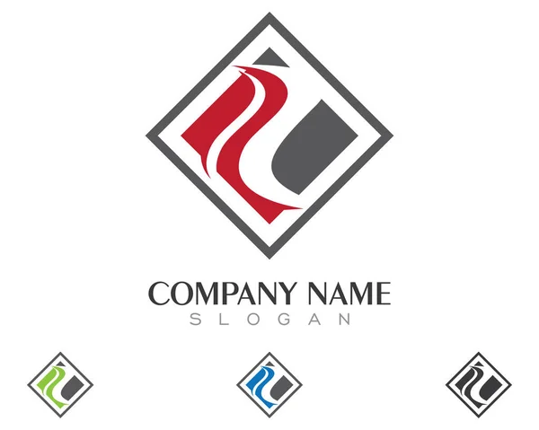 R Letter Logo Template — Stock Vector