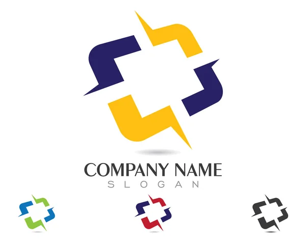 Compass Logo Template — Stock Vector