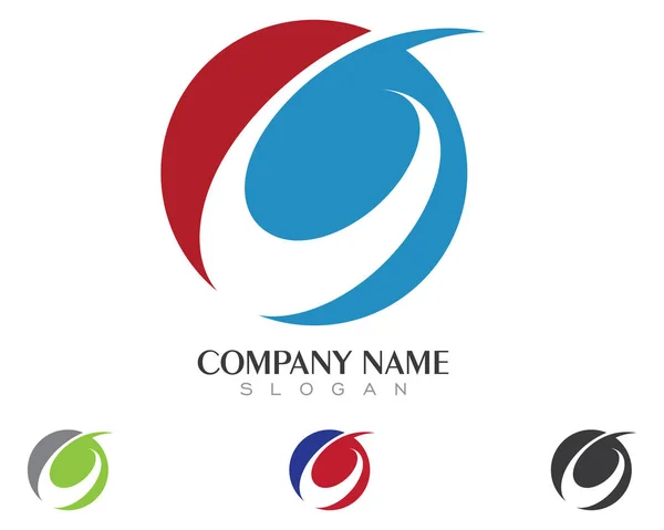 Faster Logo template — Stock Vector